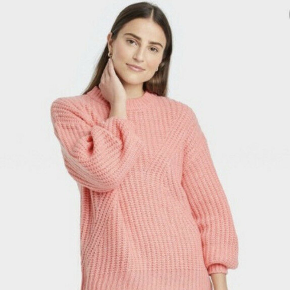 A New Day Women’s Pink Crewneck Sweater NWT
